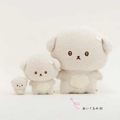 Ishiyowachan｜San-X Plush Toy (M) - Ishiyowa-chan新角色软绵绵垂耳社恐小狗M号毛绒玩偶公仔/意志薄弱狗/内向修狗/表情好萌｜约320×300×190mm