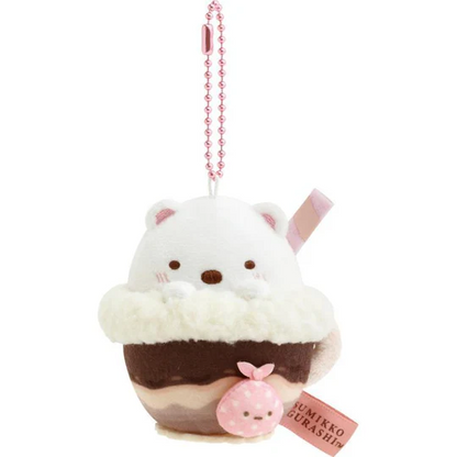 Sumikko gurashi｜Tokage Lizard Mint Chocolate Parfait Plush Keychain San-X｜ 105×65×65mm approx.