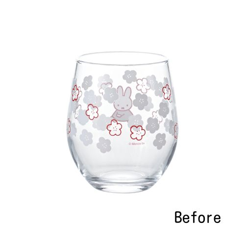 Miffy米菲｜Color Changing Glass Tumbler - Sakura遇冷变色樱花玻璃杯｜80×92mm