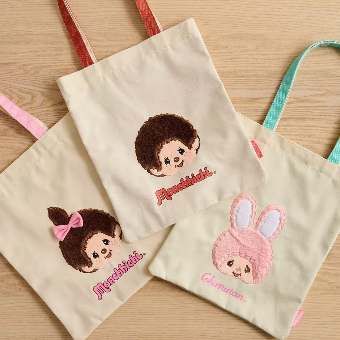 Monchhichi｜character handbag tote bag Monchhichi-chan｜330x385mm approx.