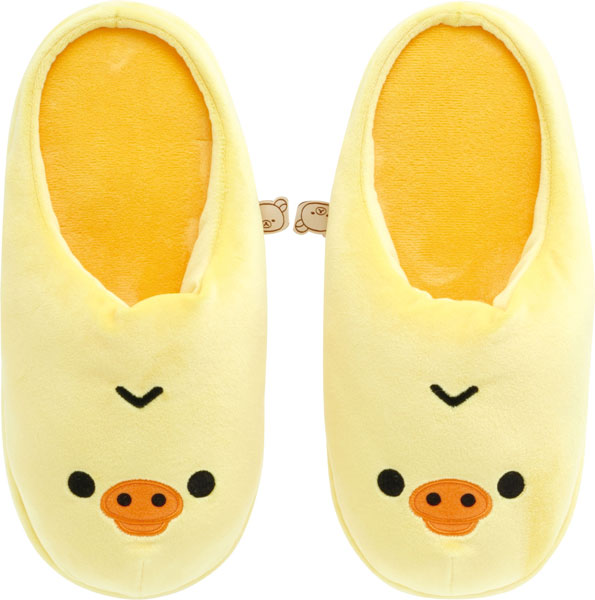 Rilakkuma轻松熊｜Plush Slippers Room Shoes Daradara Lazy San-X舒适慵懒生活系列软绵绵熊头家居鞋/拖鞋｜23~25cm