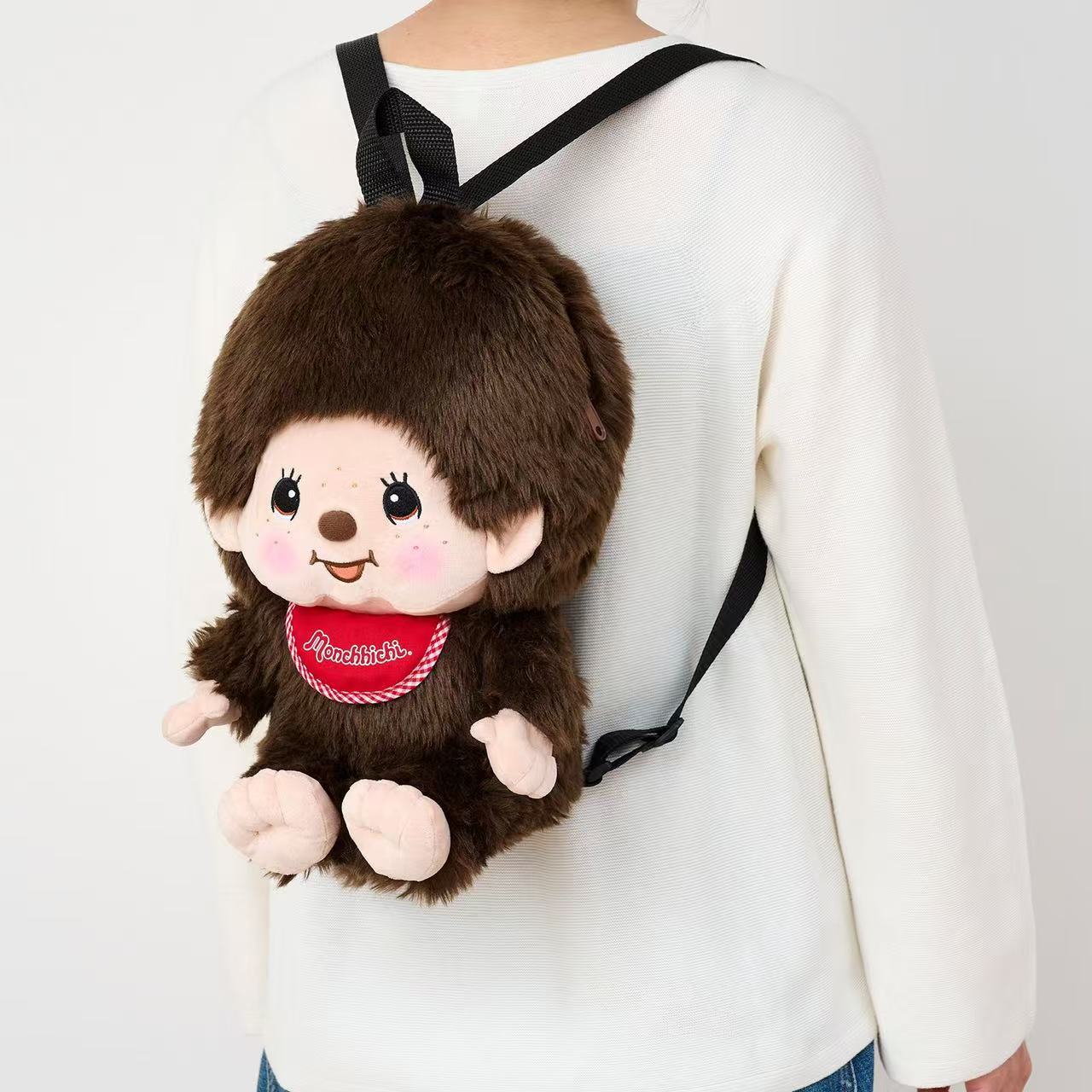 【limit 1】Monchhichi｜Plush Backpack - Monchhichi-kun Boy｜32×22×20cm approx.