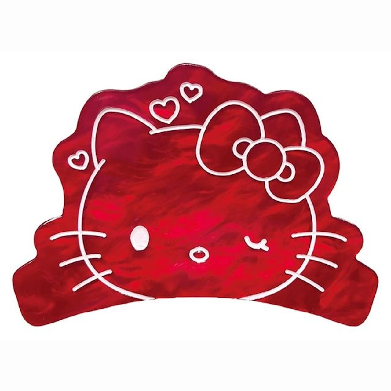 Sanrio｜Morimotosangyo Hair Claw Clip可爱角色大理石纹贝母珠光塑料鲨鱼夹