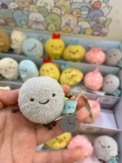 Sumikko gurashi｜San-X Sumikko Gurashi Tenori Plush (SS) - Hokori : Dust｜5.5 × 5.5 × 4 cm approx.