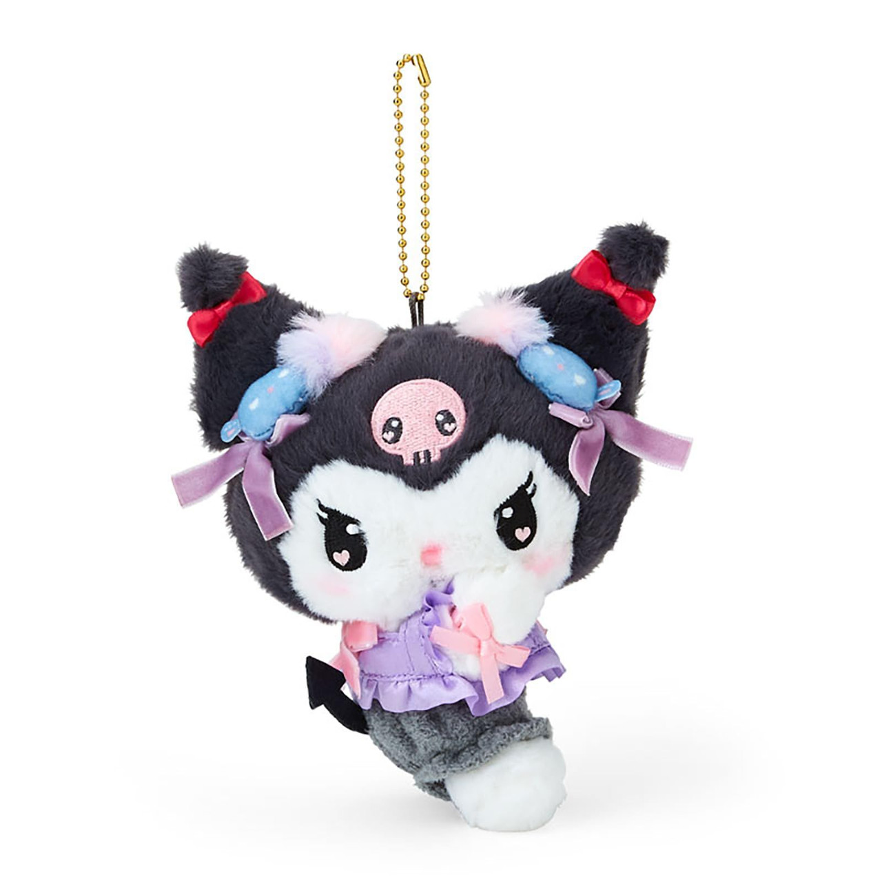 Sanrio三丽鸥｜Mascot Holder - Kuromi / Romantic Room库洛米生日限定毛绒玩偶挂件/挂包｜约13×8×18cm