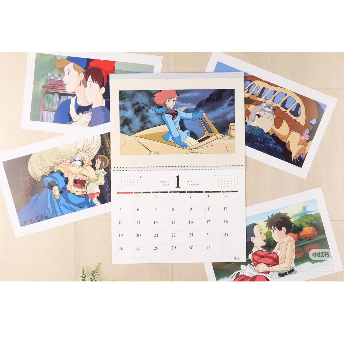 My neighbor totoro｜Studio Ghibli Art Frame Calendar 吉卜力宫崎骏2025年日历/挂历｜ 约600×420mm