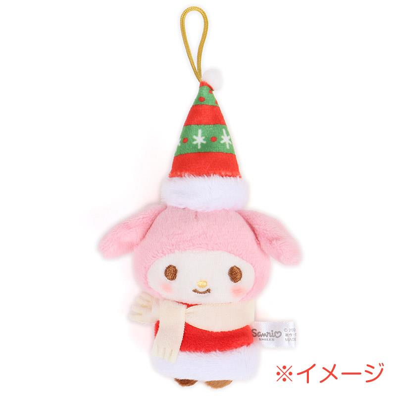 Sanrio三丽鸥｜Secret Mascot Brooch - Christmas 2024 Blind Box圣诞限定毛绒玩偶挂件胸针盲盒/全8种｜1枚入