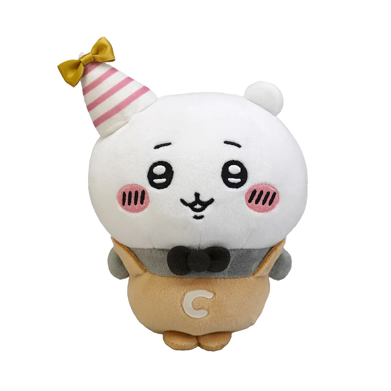 Chiikawa 吉伊卡哇｜ Chubby Potetama Plush Toy - Chiikawa Party生日派对系列可爱角色毛绒玩偶/公仔｜约175×120×90mm