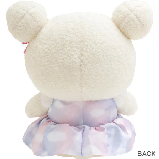 Rilakkuma轻松熊｜Korilakkuma Plush Doll M Sky Cotton Candy San-X天空白云棉花糖系列毛绒玩偶/公仔｜約300×250×180mm