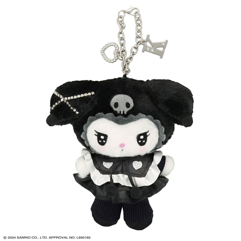 Sanrio三丽鸥｜Sanrio Mascot Holder / Twin Idol Initial Charm with Rhinestone偶像系列字母包挂/挂件｜约10×6×18cm