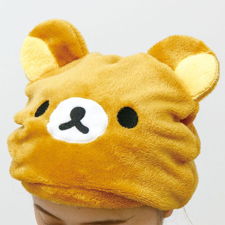 Rilakkuma轻松熊｜Tonikaku Dara Dara Series - Relaxation Hair Cap - Kiiroi Tori San-X超可爱角色吸水浴帽/干发帽｜头围约 560mm