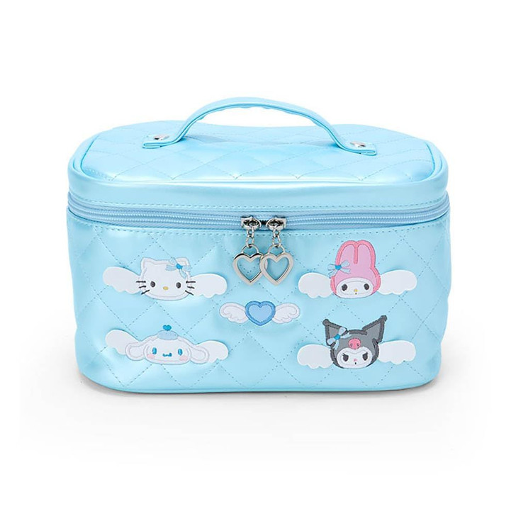 Sanrio三丽鸥｜Sanrio Original Vanity Pouch - Dreaming Angel 2nd水色天使爱神系列蓝色化妆包｜约32.7 x 26.3 x 17.9cm