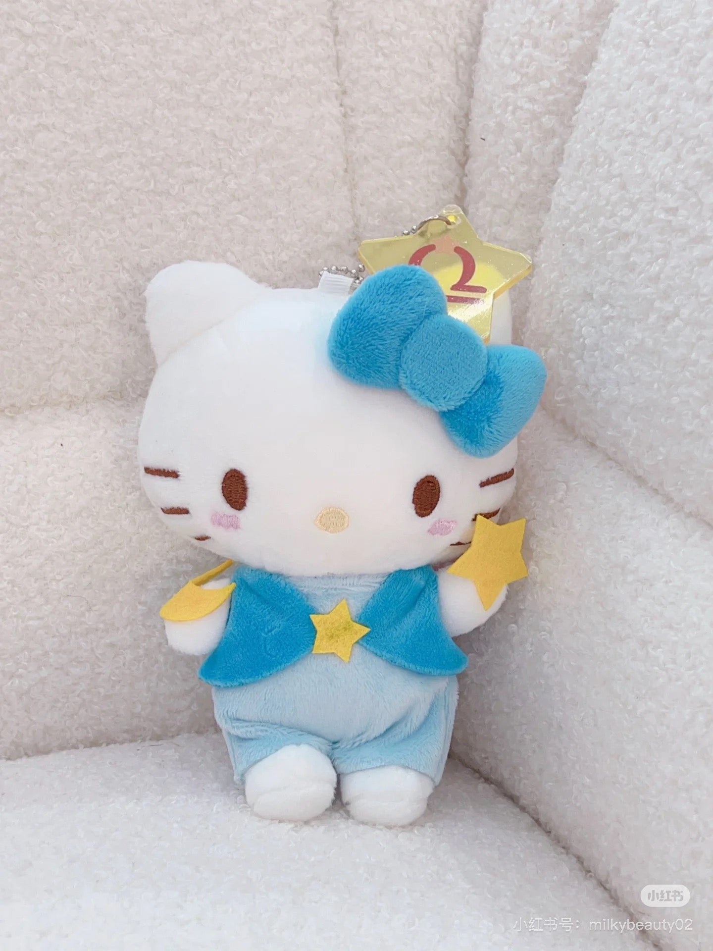 Sanrio三丽鸥｜Avail联名Hello Kitty凯蒂猫50周年限定12星座毛绒玩偶挂件/包挂