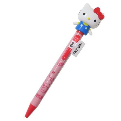 Sanrio三丽鸥｜Action Mascot Ballpoint Pen超可爱角色3D立体笔帽圆珠笔｜芯0.7mm