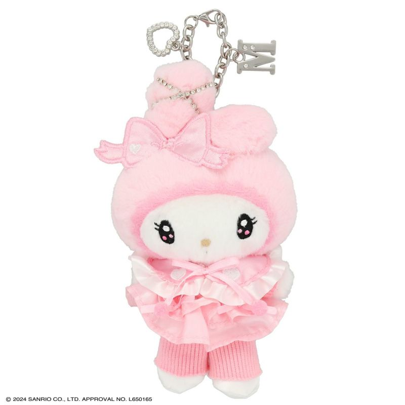 Sanrio三丽鸥｜Sanrio Mascot Holder / Twin Idol Initial Charm with Rhinestone偶像系列字母包挂/挂件｜约10×6×18cm