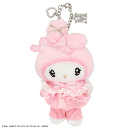 Sanrio三丽鸥｜Sanrio Mascot Holder / Twin Idol Initial Charm with Rhinestone偶像系列字母包挂/挂件｜约10×6×18cm