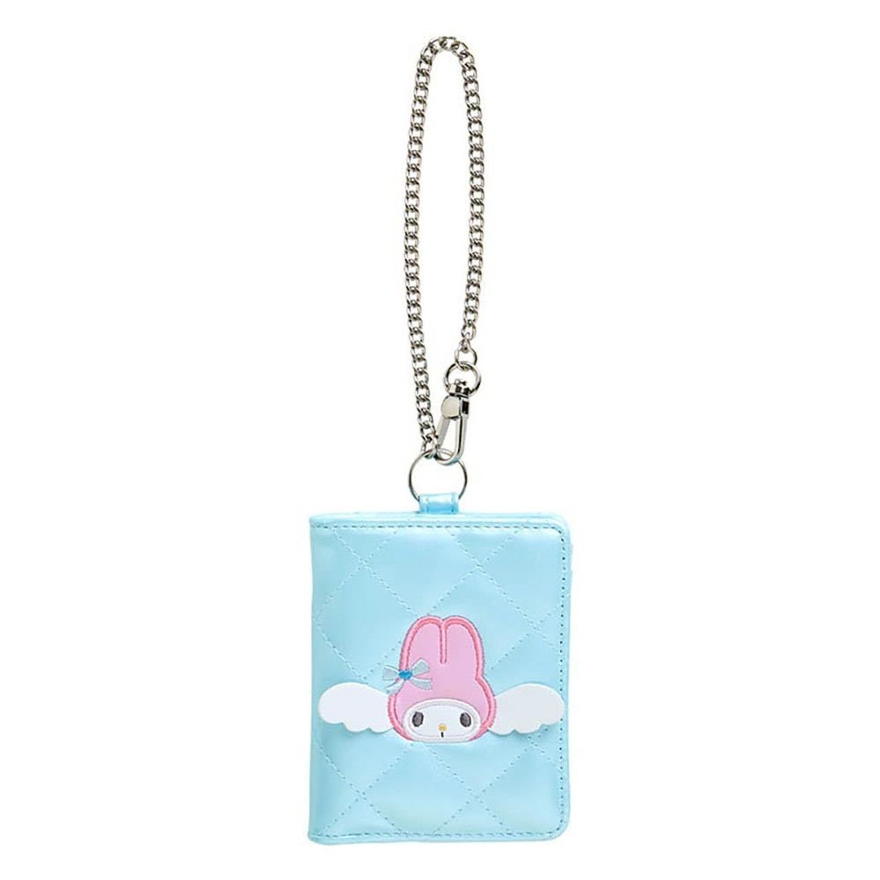 Sanrio三丽鸥｜Sanrio Original Bi-fold Card Case  / Dreaming Angel水色天使爱神系列蓝色卡包｜约W9×D1.5×H10.8cm