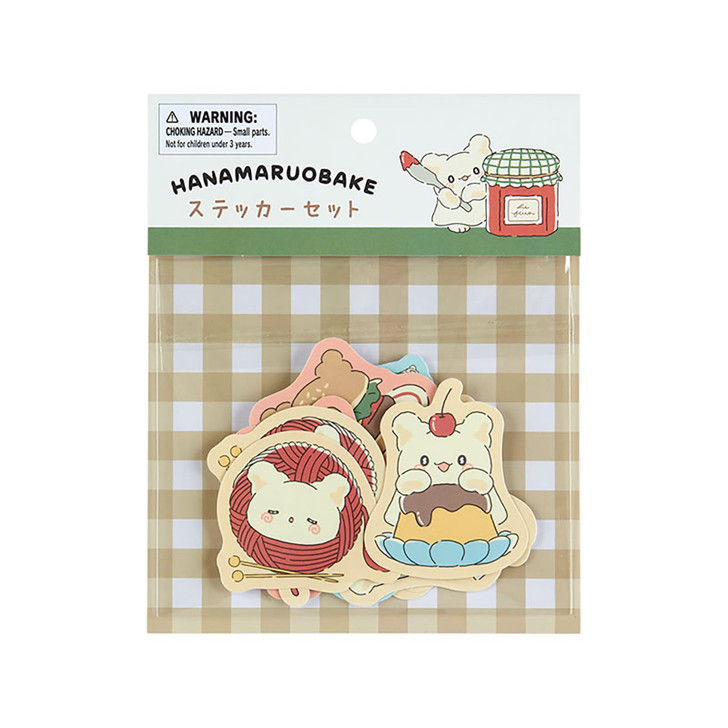 Sanrio三丽鸥｜Original Sticker Set - Hanamaruobake / Always Together 花丸鬼甜点系列贴纸套装 ｜20枚入