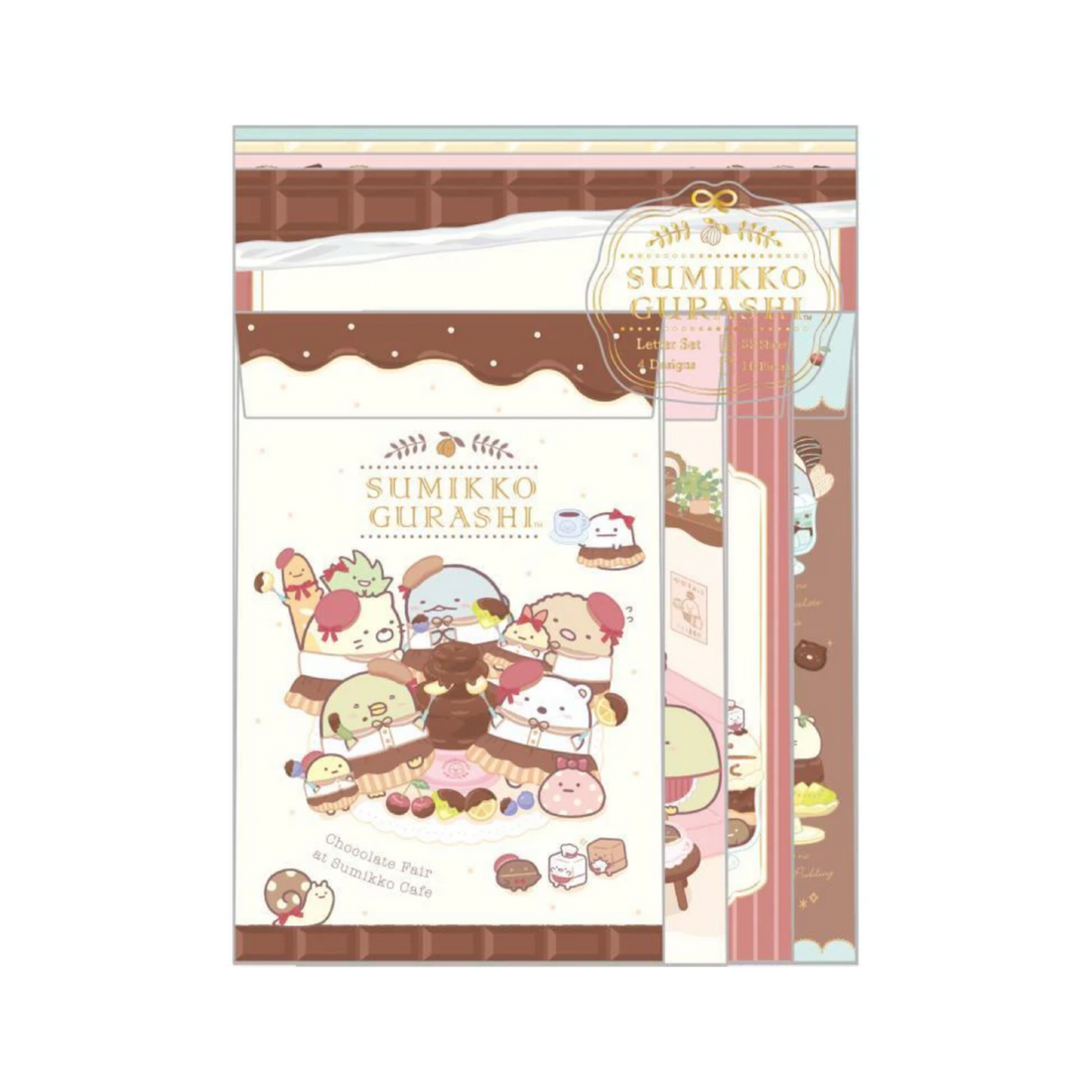 Sumikko gurashi｜Chocolate Fair at Sumikko Cafe - Letter Set San-X｜190×142mm approx.