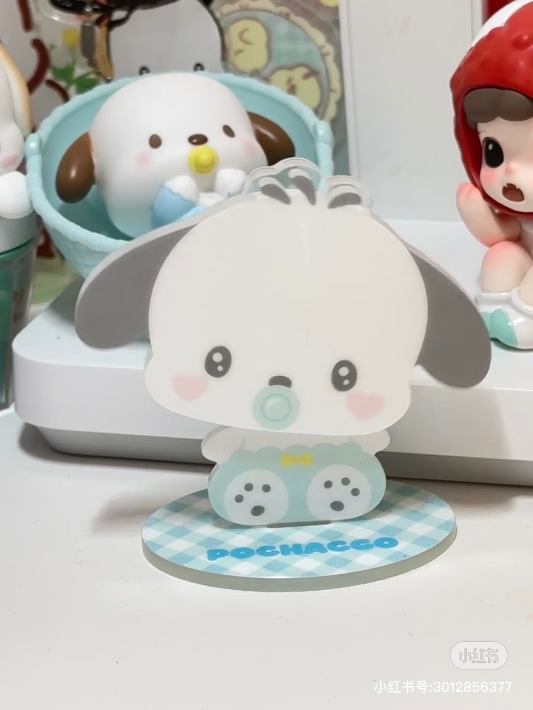 Sanrio三丽鸥｜Secret Swaying Acrylic Stand Baby - Blind Box秘密系列摇摇乐吃奶嘴宝宝亚克力立牌盲盒/全8种/可以摇头｜1枚入