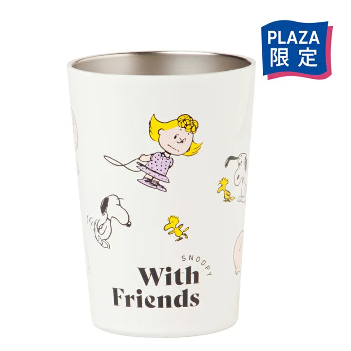 Snoopy｜With Friends限定保温桌面杯/也可做保温保冷杯套｜約 W9×H13×D9cm