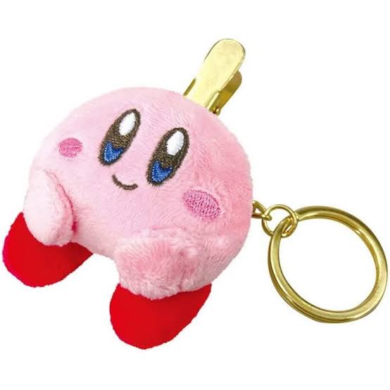 Kirby｜夹/钥匙扣｜H7.5-7.7 x W6.5-7 x D3cm