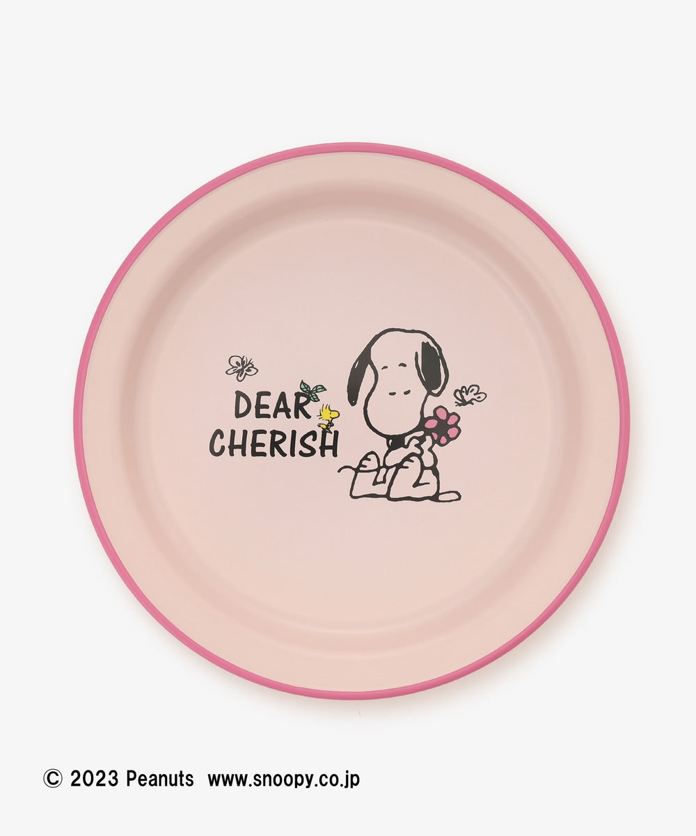 Snoopy｜PEANUTS Afternoon Tea 保护地球主题联名Dear Cherish系列日本制抗菌耐摔树脂杯盘/耐高温/洗碗机可｜约10.5*7.2cm