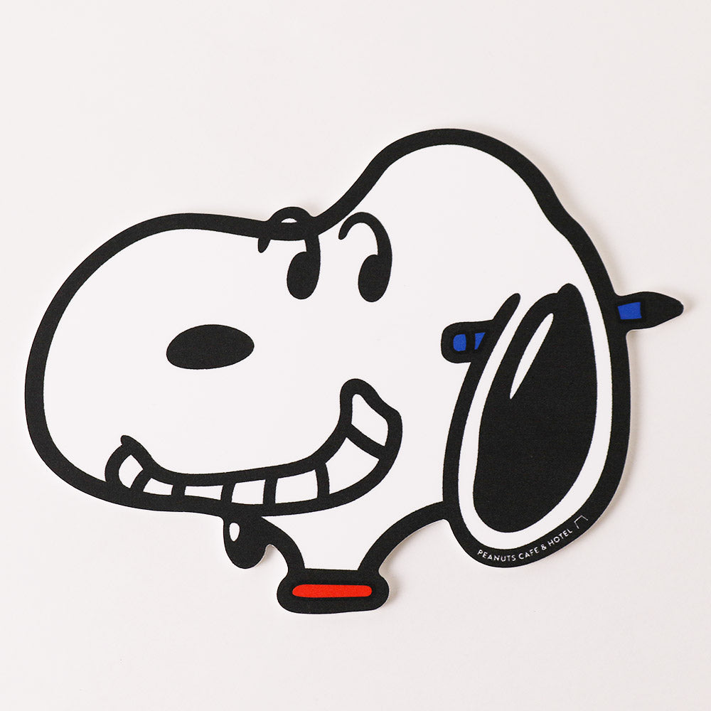 Snoopy｜日本制超可爱大头鼠标垫/背面有防滑孔｜約W230×H170mm