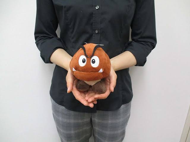 Nintendo｜Mario蘑菇君毛茸玩偶｜16cm x 14cm x 11.5cm