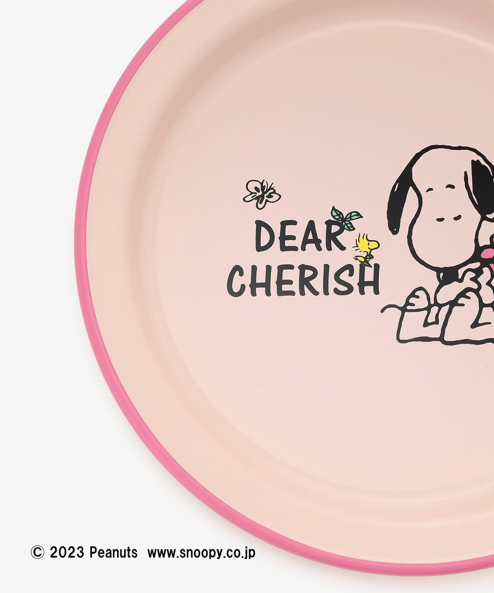 Snoopy｜PEANUTS Afternoon Tea 保护地球主题联名Dear Cherish系列日本制抗菌耐摔树脂杯盘/耐高温/洗碗机可｜约10.5*7.2cm