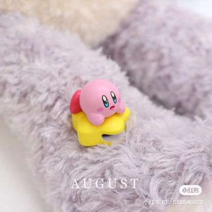 Kirby｜可爱拉链扣/拉链装饰/迷你包挂｜幅約32mm×高さ約35mm×奥行約30mm