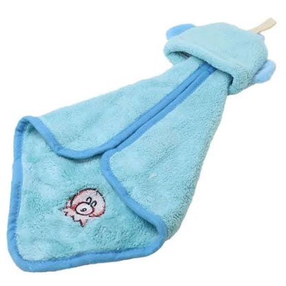 Sanrio｜Marushin Hanging Loop Towel吸水速干防臭抗菌便携毛巾/擦手巾/可折叠收起/挂在勾勾上｜打开后約25×25cm