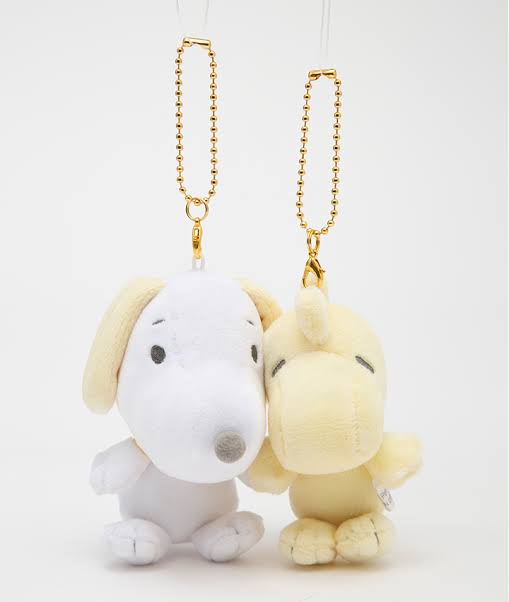 Snoopy｜贼好摸茸茸奶油色限定磁吸挂件组/可以吸在一起哦/要贴贴｜2只