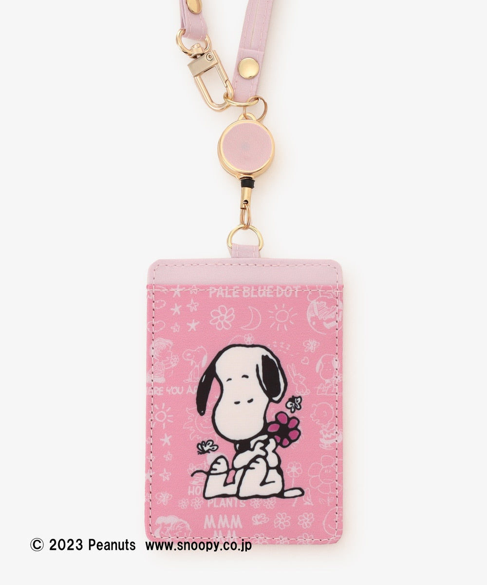 Snoopy｜PEANUTS Afternoon Tea保护地球主题联名Dear Cherish系列可伸缩卡包/工牌卡套｜约10.5*7.2cm