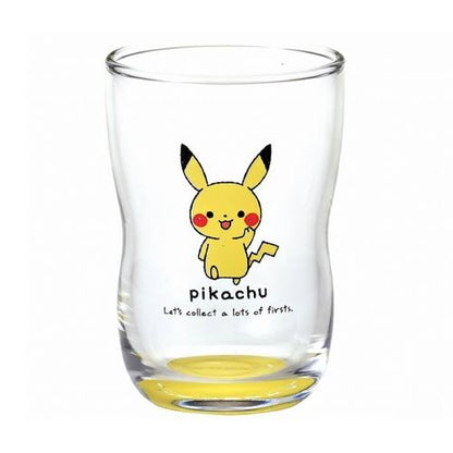 Pikachu皮卡丘｜金正陶瓷Q版伊布玻璃杯/正面看是透明色/从上看是红色/易握曲线设计｜约250ml