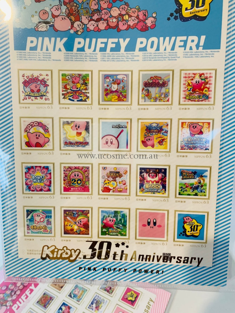 Kirby｜30周年限定限定邮票贴纸套装｜20枚– Unicorn Cosmetics